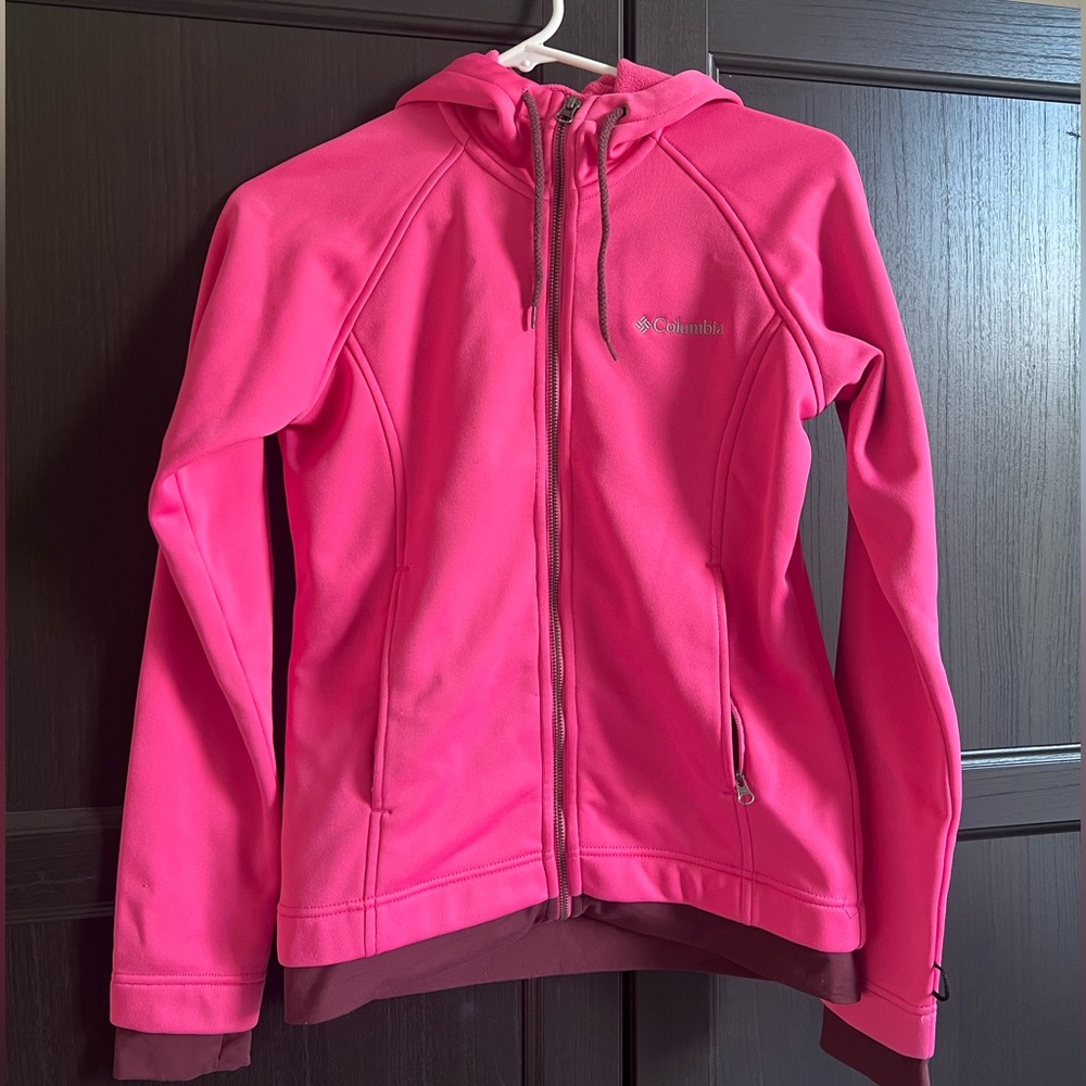 Pink Columbia Omni-Shield dri fit fleece jacket XS